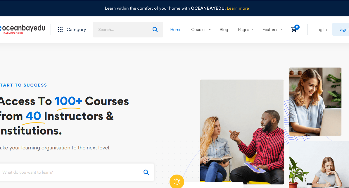 Learning Management System, Web Development Project by Hotrix Technology