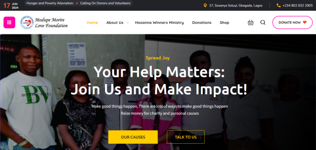 Modupe Morire Love Foundation